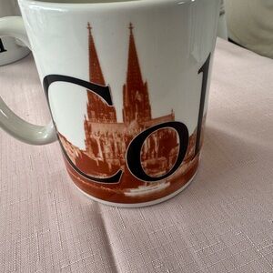 Starbucks Cologne Cathedral Mug - White and Brown